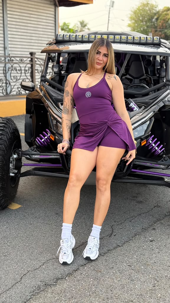 Flow Romper (Violet)